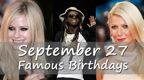 september 27th famous birthdays